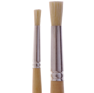 1131 Fine White Bristle Stencil Brush