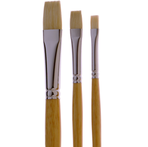 1052 Good Quality Bright White Bristle Artist Brush