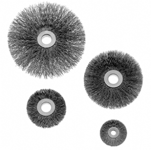 1800 Small Diameter Wire Wheels With Copper Centers, Stainless Steel or Carbon Steel Fill