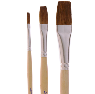 7764 Flat Camel Hair Lacquering Brush