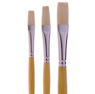 2023 White Bristle Fan Brush