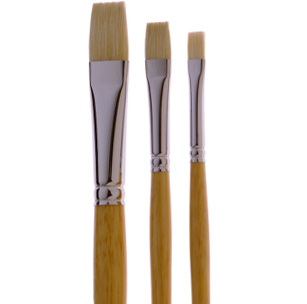 2023 White Bristle Fan Brush