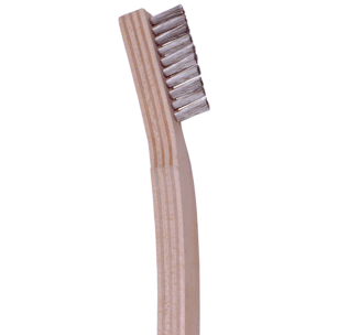 914 Non-conductive Wood Handle Single Row Scratch Brush