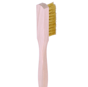 9-Inch Brass Wire Cleaning Brush with Wood Handle – Midwest Hearth