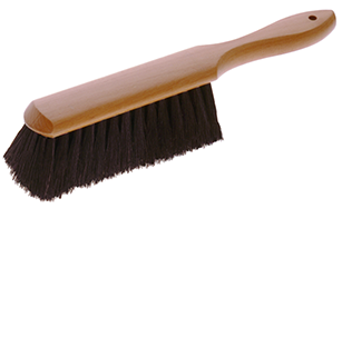 Duster with grip, white horse hair Brushes